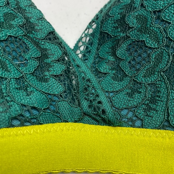 NWOT knix GRN/YELO Light Support Wireless, XL *P1061 - Picture 2 of 7